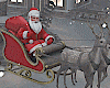 Santa,Sleigh & Reindeer