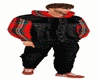 GM's Red Black outfit