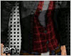 !| Black Denim +Red Pld