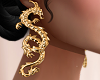 T- Earring-Dragon gold