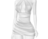 White Sexy Satin Dress