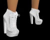 *RD* White Laced Boots
