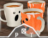 Ghost n Pumpkin Mugs