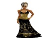 Black and Gold Ballgown