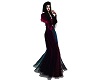 Royal dark purple gown