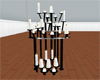 (IKY2) WHITE CANDLE RACK