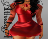 Satin Dress *Red