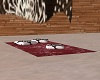 Serenity rug with poses
