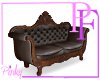 Chocolate Leather Chaise