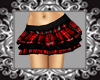 School Skirt Black/red