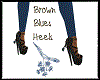 Brown Blues Heels