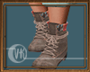 *VK*Gray boho boots