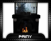 Dark Art Fireplace