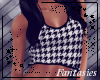 F! Houndstooth Tank