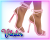 v pink deri shoes