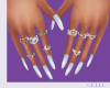 [Gel]Love nails Blue