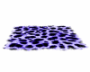 alfombra leopardo azul