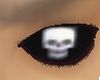 Male Skull Eyes-White