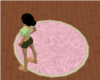 {WZ}PinkRoundRug