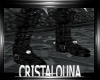 Black armor war boots