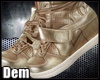!D! Gold Sneakers