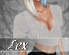 LEX Lurex Top silver
