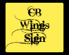 CB Wings Sign