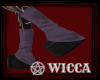 L|Goth Boots Purple