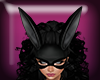Black Latex Bunny Mask