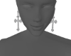 y2k Cross Earrings