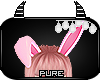  Pink~Pvc BunBun Ears!