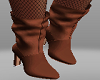 Strange brown boots