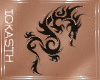 IO-Dragon Back Tattoo