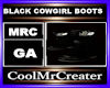 BLACK COWGIRL BOOTS