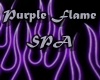 purple flamed hot spa