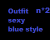 Outfit sexy bluestyle 2