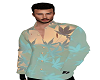 1BUTTON UP WEED SHIRT