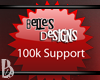 {B} 100k Support