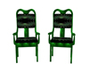 -ND- Green Kids chairs 