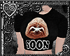 {C} SOON Sloth T-shirt
