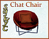 Rust Chat Chair