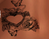 Rose And Heart Tattoo