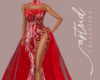 A I Ruby Gown