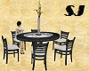 SJ Black wood table