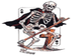 Skeleton Death Card