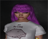 *C* Purple bangs