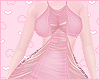 Strip Dress Pink