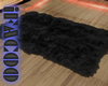 [00] Black Fur Rug