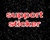 support sticker ❤