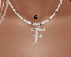 Necklace Letter F